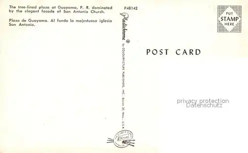 Guayama Plaza Iglesia San Antonio 