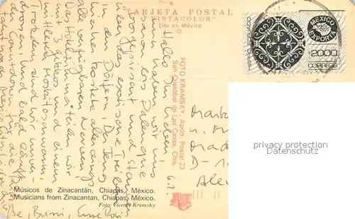 Chiapas_Mexico Musicos de Zinacantan Chiapas Mexico