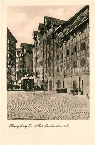 Koenigsberg_Preussen Altes Speicherviertel Koenigsberg Preussen