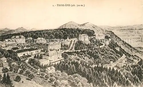 Trois_Epis_Haut_Rhin_Elsass Panorama Kuenstlerkarte Trois_Epis