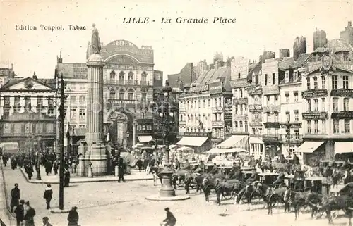 Lille_Nord La Grande Place Monument Lille_Nord