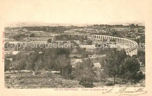 Aix en Provence Viaduc du cheminde fer Aix en Provence