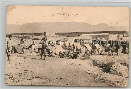 Maroc_Marokko Souck Marocain Maroc Marokko