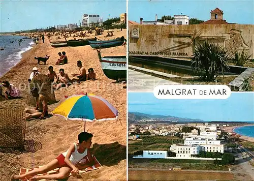 Malgrat_de_Mar Strand Ferienanlage Hotels Kuestenpanorama Malgrat_de_Mar