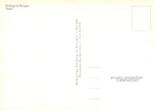 Freiburg_Breisgau Insel Altstadt Freiburg Breisgau