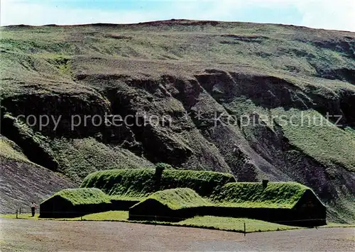 Thjorsardalur Island Farm Landschaftspanorama 