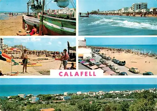 Calafell Diversos aspectos de la Playa Costa Dorada Calafell