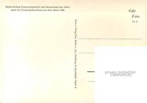 Fallingbostel Hof der Heidmark Erinnerungsstaette des Bauerntums der Heidmark Fallingbostel