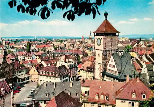 Freiburg_Breisgau Stadtpanorama mit Schwabentor Freiburg Breisgau