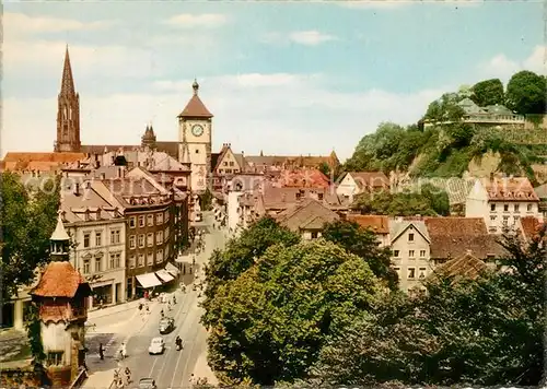 Freiburg_Breisgau Schwabentor und Muenster Freiburg Breisgau