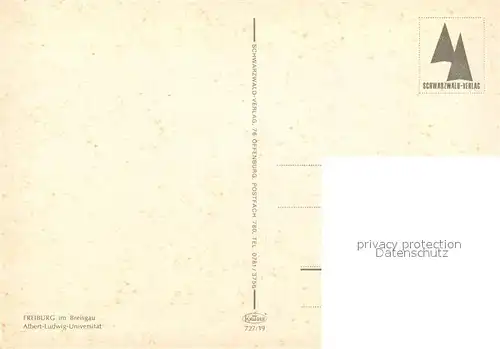 Freiburg_Breisgau Albert Ludwig Universitaet Freiburg Breisgau