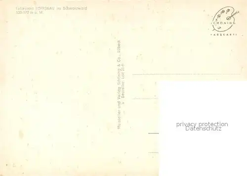 Loffenau_Rastatt Altstadt Fachwerkhaeuser Blick zur Kirche Loffenau_Rastatt