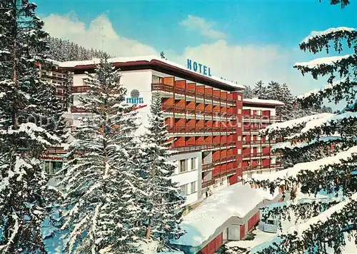 Crans sur Sierre Eurotel Christina Crans im Winter Crans sur Sierre