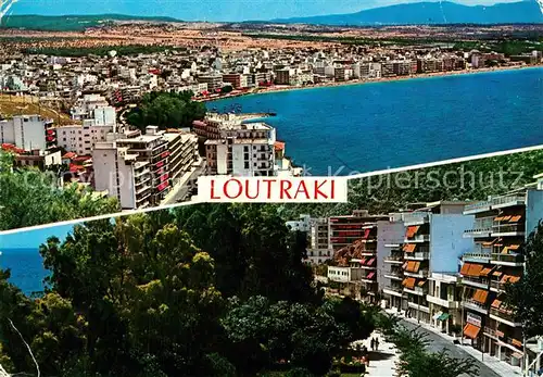 Loutraki_Perachora Panorama Strassenpartie Loutraki Perachora