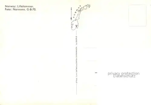 Lillehammer Panorama Dampfer Bruecke Lillehammer