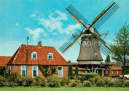 Ommen_Overijssel Molen op de Oord met outheidkamer Windmuehle Ommen Overijssel