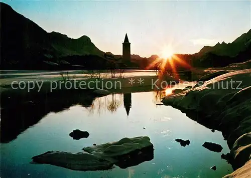 Sils_Engadin_Graubuenden Abendstimmung am Wasser Winterlandschaft Sils_Engadin_Graubuenden