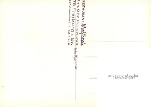 Freiburg_Breisgau Restaurant Walfisch Freiburg Breisgau