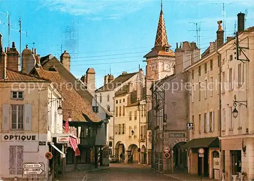 Louhans Entree de la Grande Rue les arcades monument historique Louhans