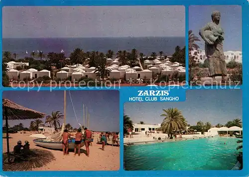 Zarzis Hotel Club Sangho Statue Swimming Pool Strand Zarzis