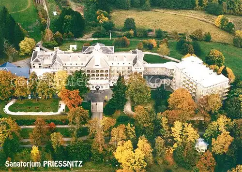 Jesenik Sanatorium Priessnitz Herbststimmung Fliegeraufnahme Jesenik