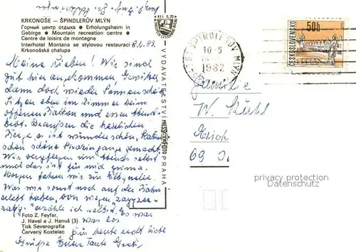 Spindleruv_Mlyn_Spindlermuehle Erholungsheim im Riesengebirge Spindleruv_Mlyn