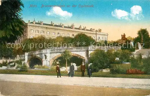 Metz_Moselle Brunnenanlagen an der Esplanade Metz_Moselle