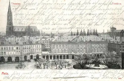 Metz_Moselle Theater Kirche Metz_Moselle