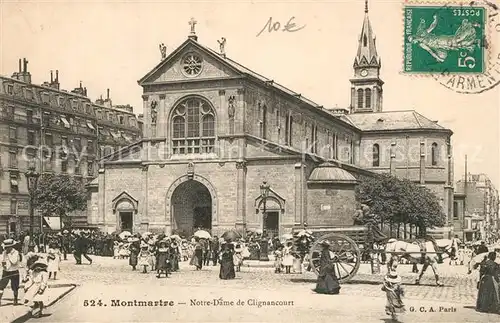 Montmartre_Paris Notre Dame de Clignancourt Montmartre Paris