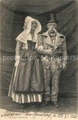 Normandie_Region Costumes Normands Tracht Normandie Region