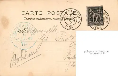 Paris Exposition de 1900 Porte Monumentale Paris