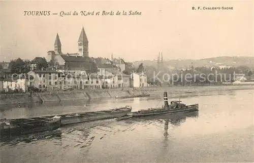 Tournus Quai du Nord et Bords de la Saone Tournus