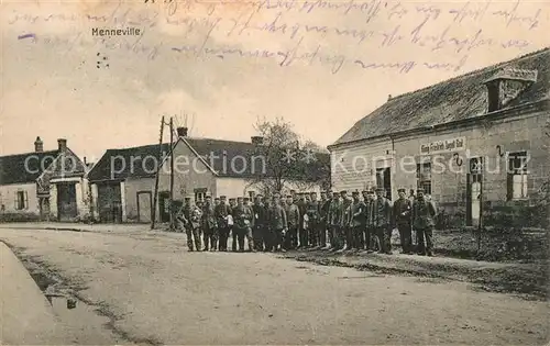 Menneville_Aisne Gruppenfoto Soldaten Menneville_Aisne
