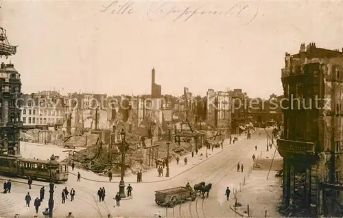 Lille_Nord zerst?rte H?user Fliegeraufnahme Lille_Nord