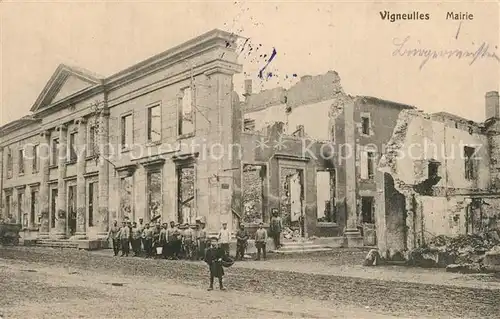 Vigneulles les Hattonchatel Mairie zerst?rt Vigneulles les Hattonchatel