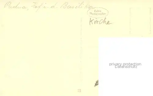 Padua_Padova Hof in der Basilika 