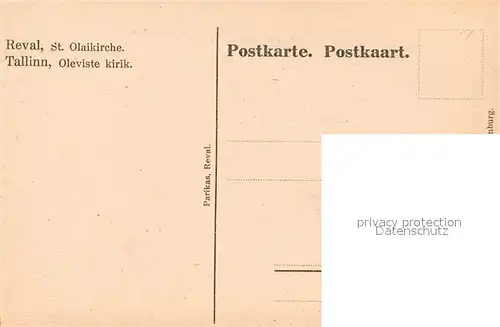 Tallinn St Olaikirche Tallinn