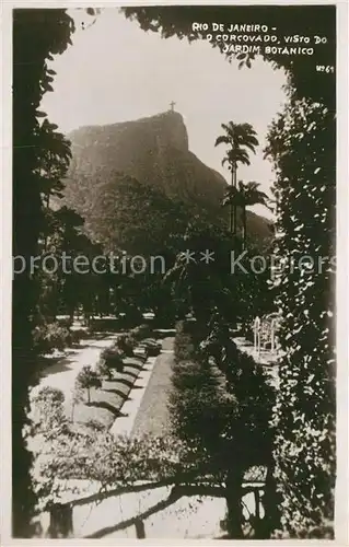 Rio_de_Janeiro o Corcovado visto do Jardim Botanico Rio_de_Janeiro