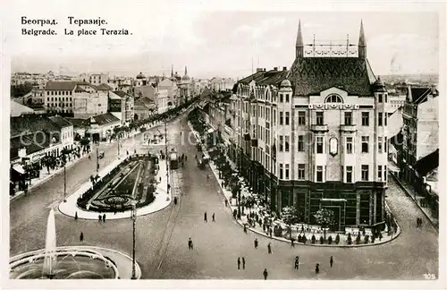 Beograd_Belgrad La place Terazia Beograd Belgrad