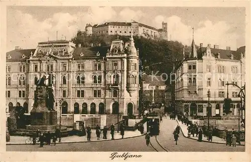 Ljubljana_Laibach Stadtpanorama 