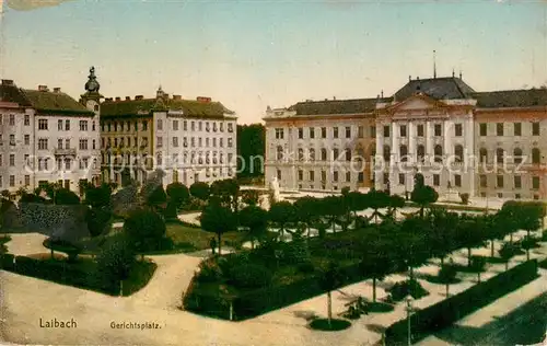 Laibach_Ljubljana Gerichtsplatz 