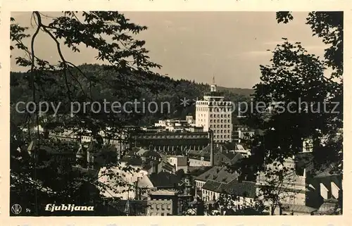 Ljubljana_Laibach Stadtpanorama 