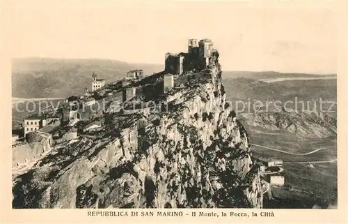 San Marino Il Monte la Rocca Citta San Marino