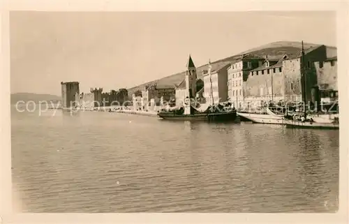 Trogir Schiffe Stadtpanorama Trogir