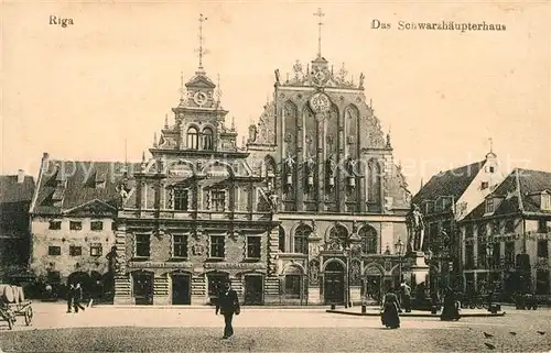 Riga_Lettland Das Schwarzhaeupterhaus Riga_Lettland
