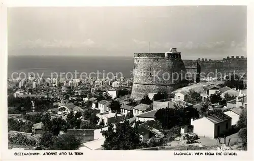 Salonica_Salonique Citadelle Stadtpanorama Salonica Salonique