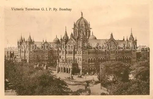 Bombay_Mumbai Victoria Terminus Bombay Mumbai