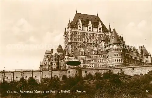 Quebec Chateau Fronenac Quebec