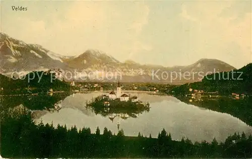 Veldes_Slowenien Panorama Veldes Slowenien