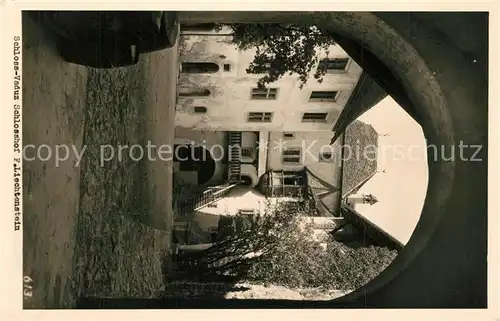 Liechtenstein  Schloss Vaduz Schlosshof 